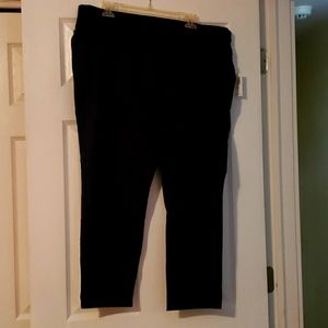 Tapered Leg Navy Dress Pants